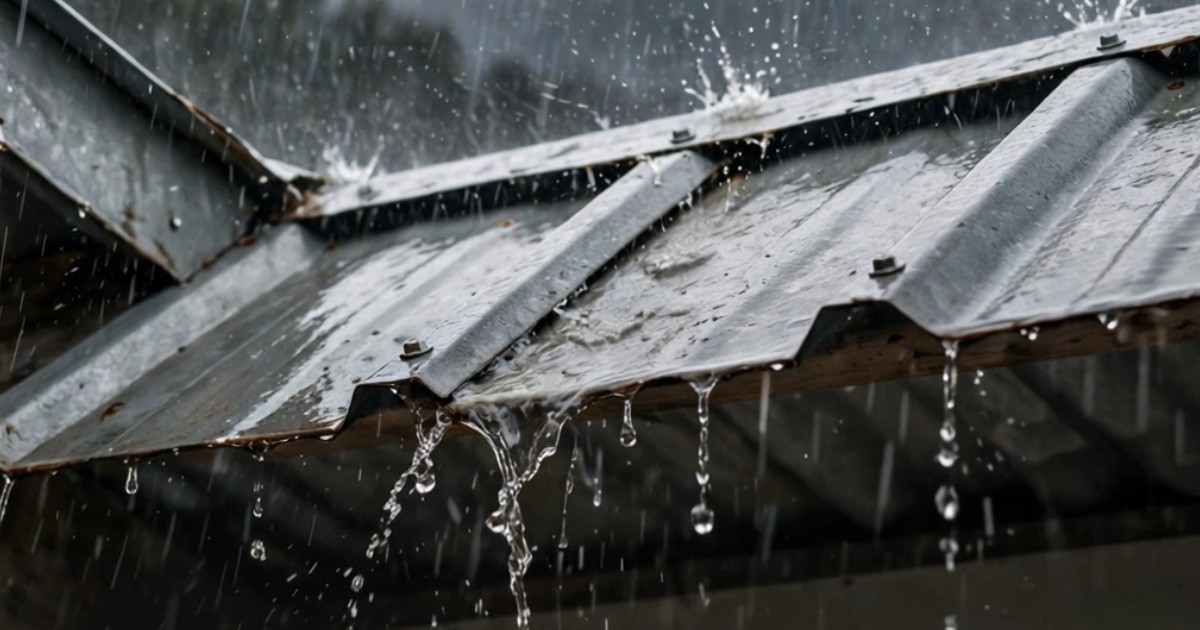 Why Does a Metal Roof Leak in Heavy Rain? 7 Causes and What to Do