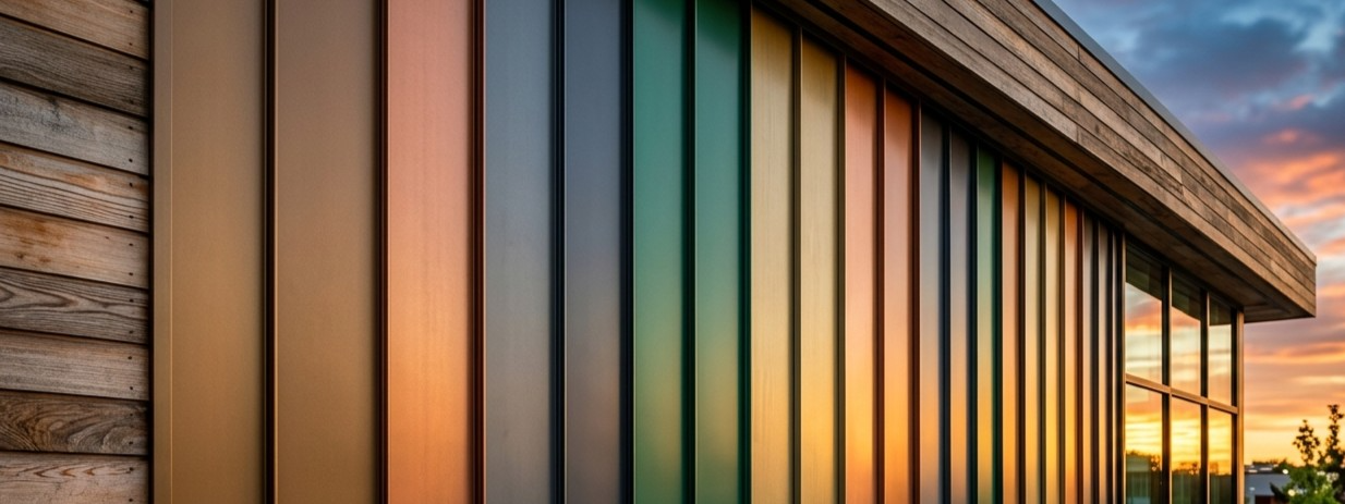 Slide image showing Trending Standing seam Colors with Prices 2026