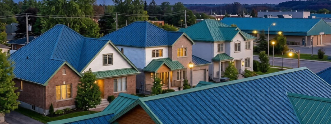 Slide image showing Complete Metal Roofing Guide